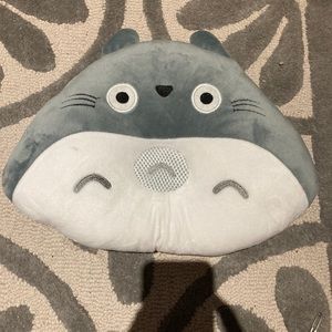 Totoro pillow with speaker pouch